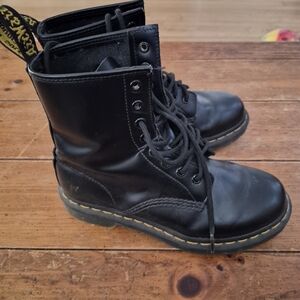 Dr. Martens Black Combat Boots